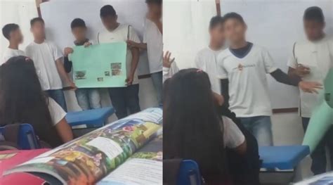 portal zacarias caneta|VÍDEO: adolescente fura colega com caneta durante .